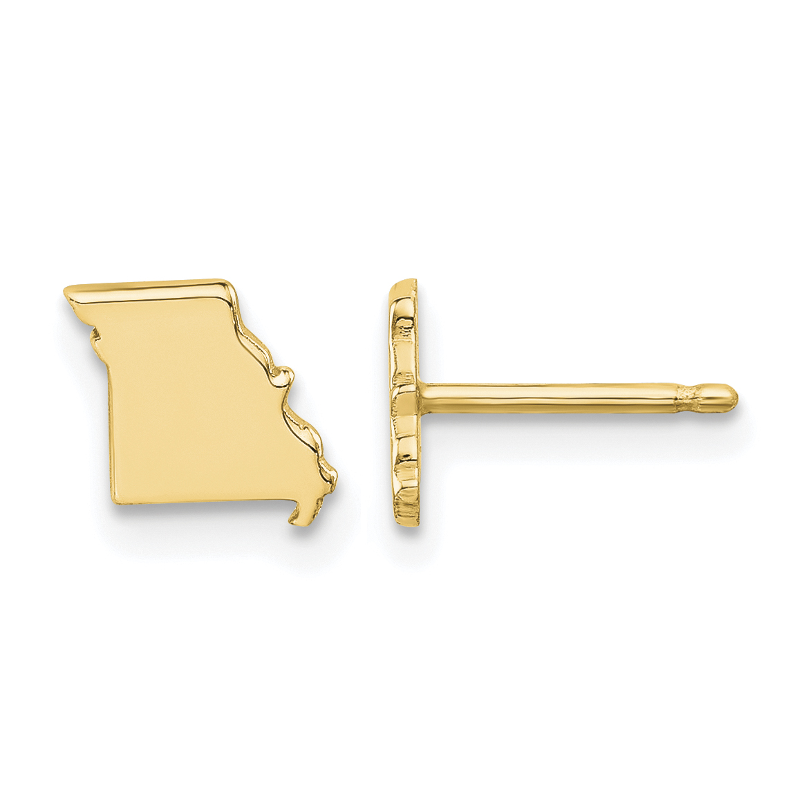 14KY Missouri State Earrings (XNE50Y-MO)