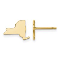 14KY New York State Earrings view 1