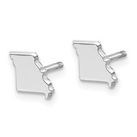 14KW Missouri State Earrings view 2