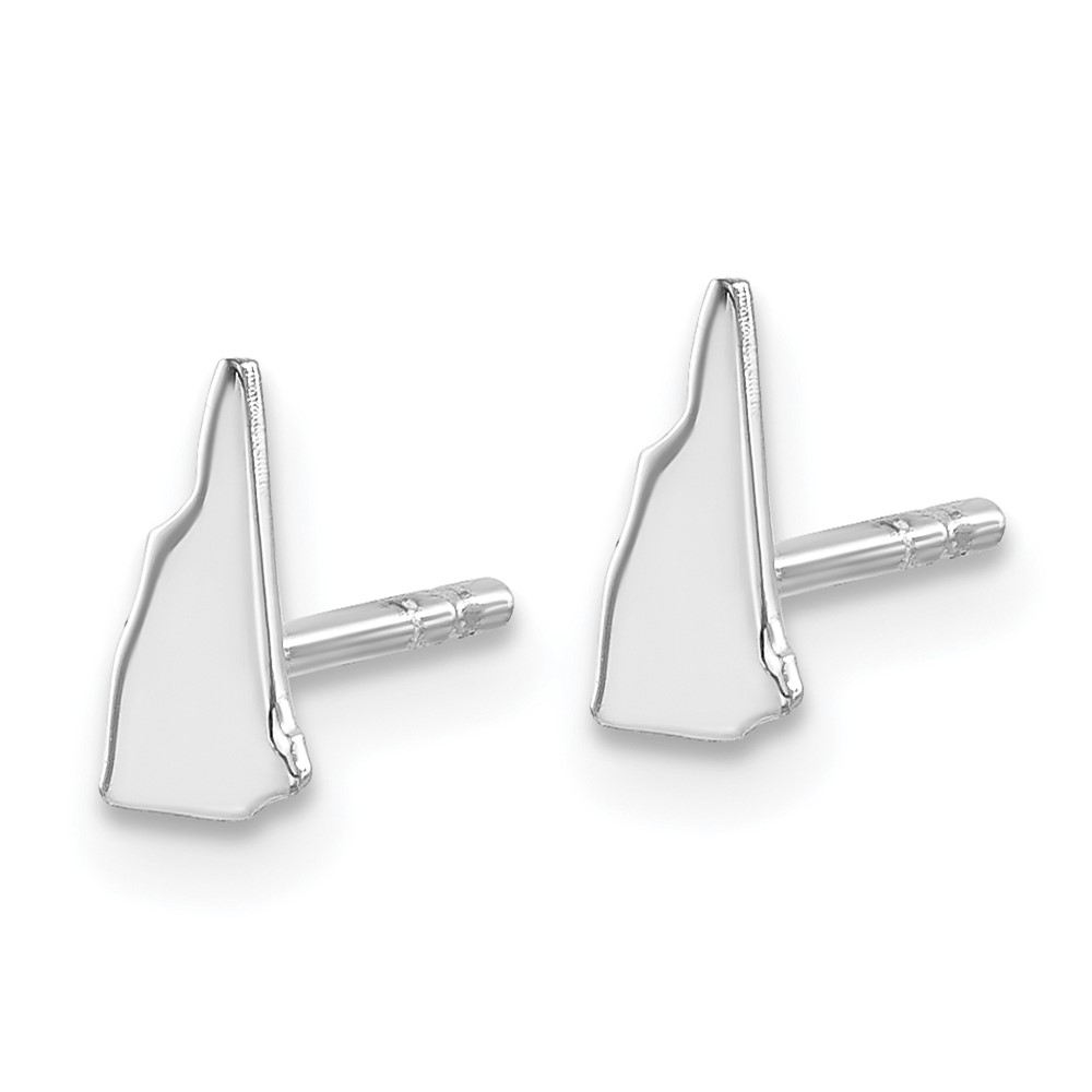 14KW New Hampshire State Earrings (XNE50W-NH)