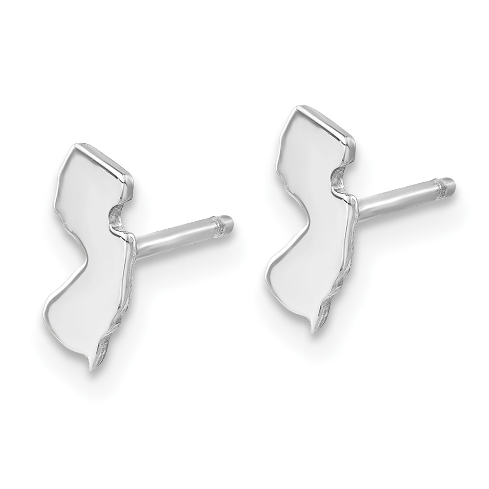 14KW New Jersey State Earrings (XNE50W-NJ)