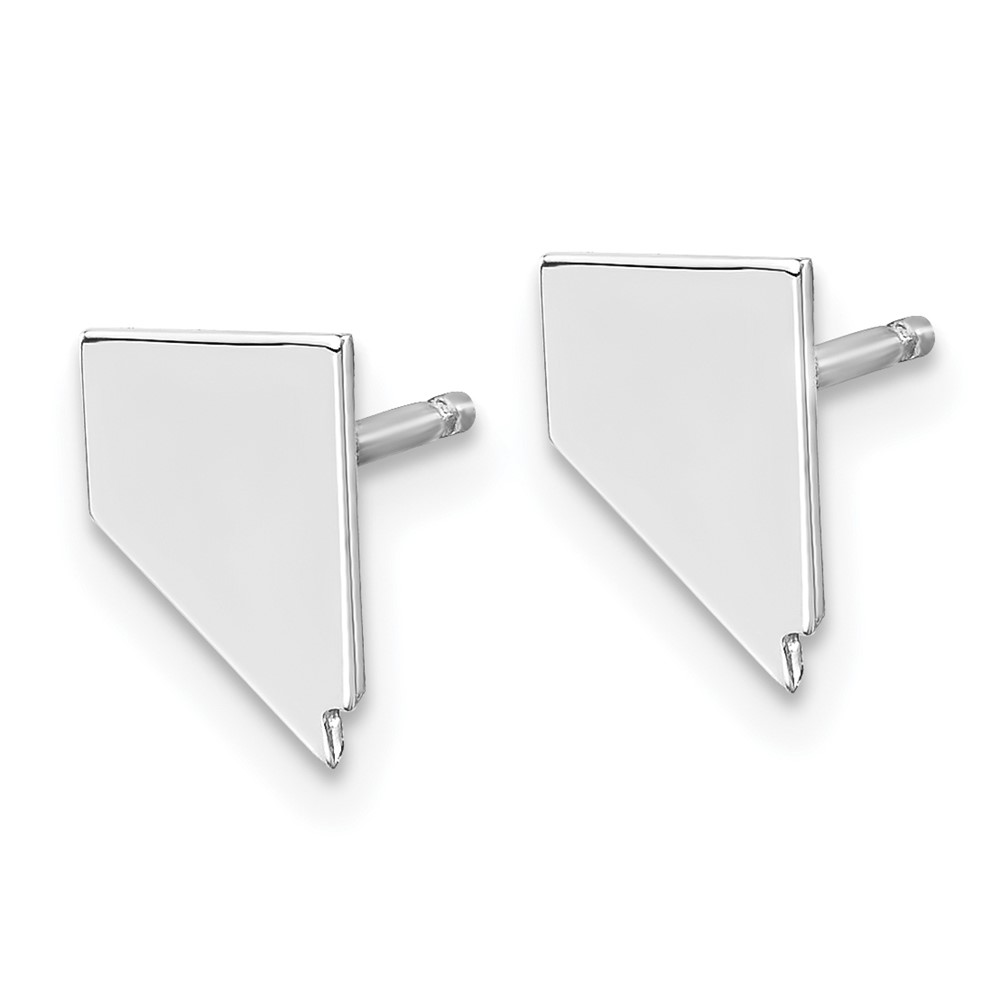 14KW Nevada State Earrings (XNE50W-NV)