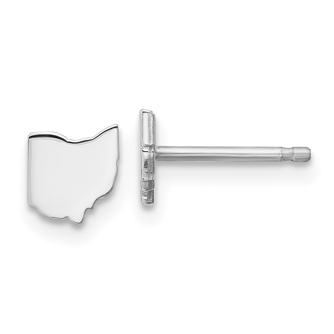 14KW Ohio State Earrings (XNE50W-OH)