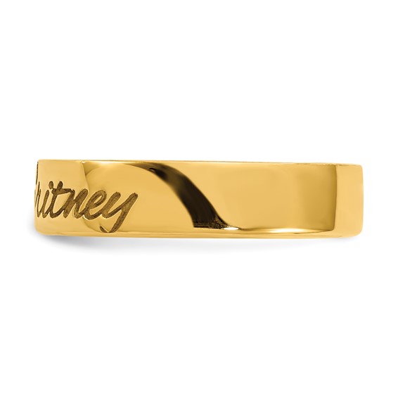 Customized Image and Name Ring