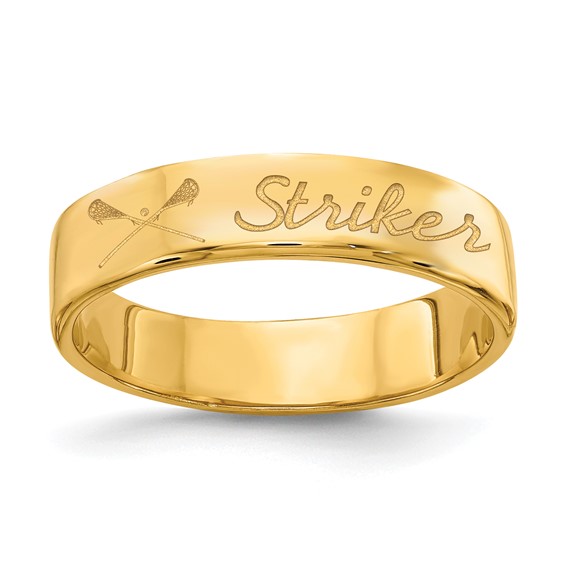 Customized Image and Name Ring