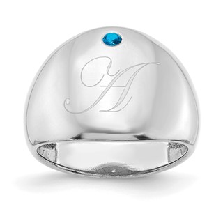 Birthstone Personalized Cigar Rings