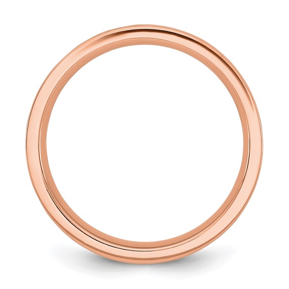 Sterling Silver/Rose Gold-Plated Name and Birth Flower Ring