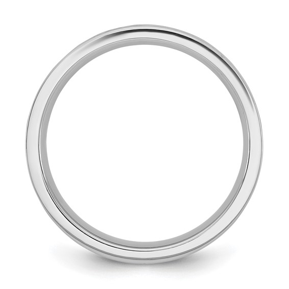 Sterling Silver/Rhodium-plated Name and Birth Flower Ring