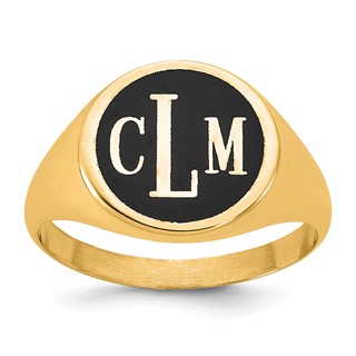 Monogram Signet Ring