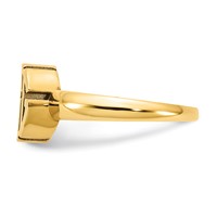 14K Yellow Gold Monogram Ring view 3