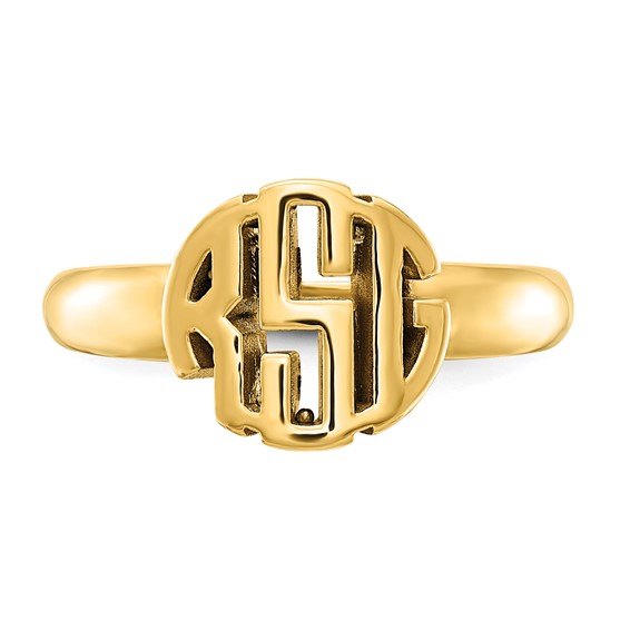 Monogram Signet Ring
