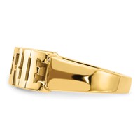 Sterling Gold-plated Cut-out Name Ring view 3