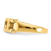 Sterling Silver Gold-plated Cut-out Name Ring view 3