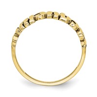 Sterling Silver Gold-plated Name Plate Ring view 4