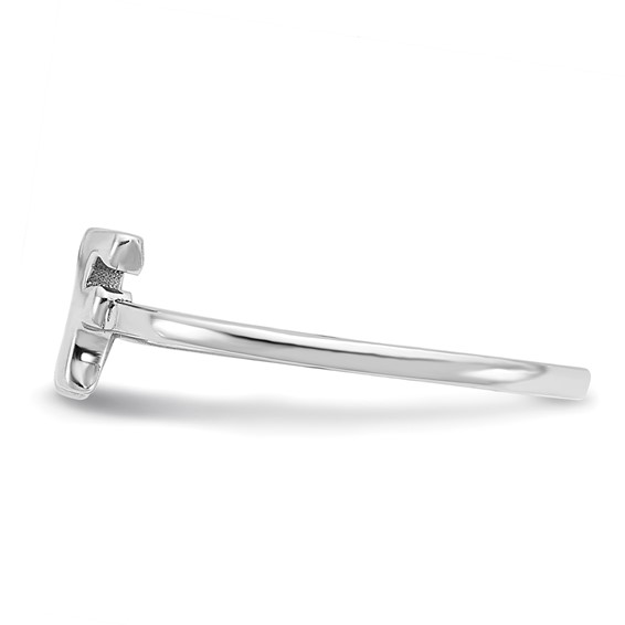 Laser Polished 2-Initial Ring