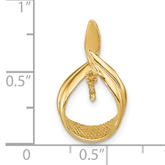 14k Pearl Pendant Mounting