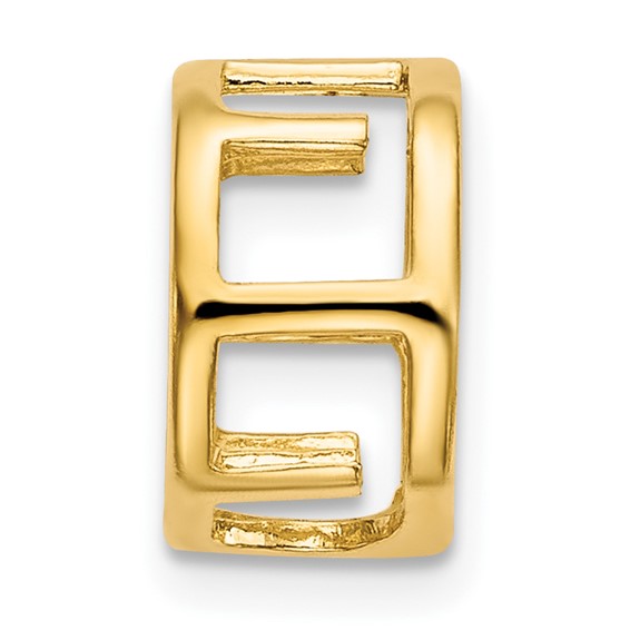 14k 6mm Round Stone Bezel Pendant Mounting