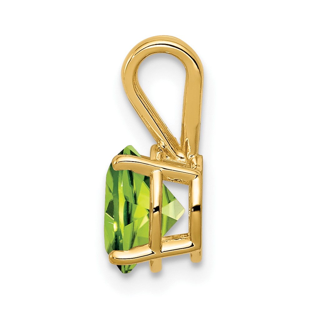 14k 7mm Peridot pendant (XP417PE)