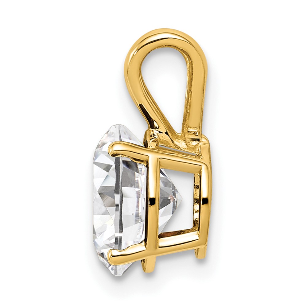 14k 8mm Cubic Zirconia pendant (XP418CZ)