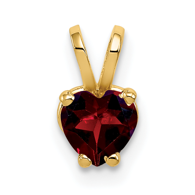 14k Garnet pendant (XP428GA)