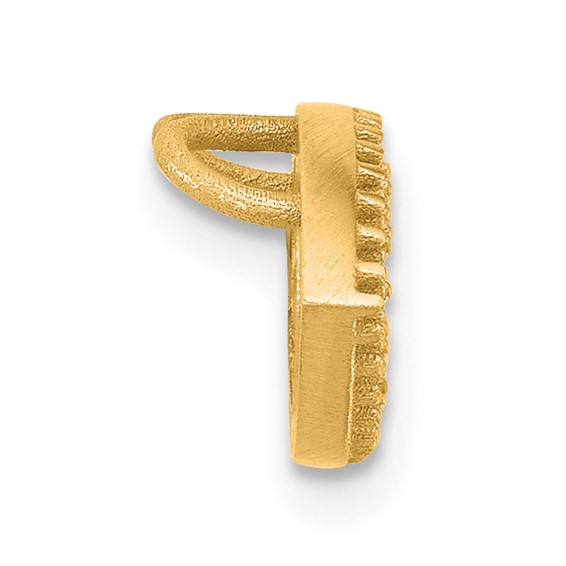 14k Small Evil Eye Chain Slide Mounting