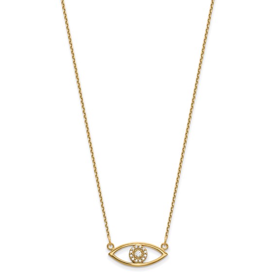 Diamond Evil Eye Necklaces