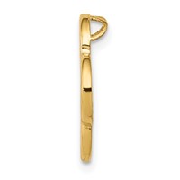 14K Small Quatrefoil Design Chain Slide view 2