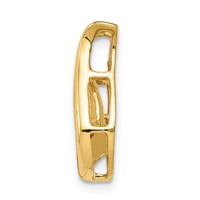 14K Yellow Gold Complete 3.4mm Aaa Diamond Teardrop-Shape Chain Slide view 2