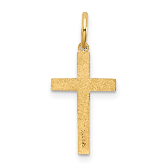 Gold Latin Cross Pendant