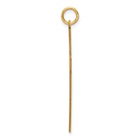 14K Yellow Gold Laser Designed Cross Pendant view 2