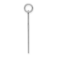 14K White Gold Laser Designed Cross Pendant view 2