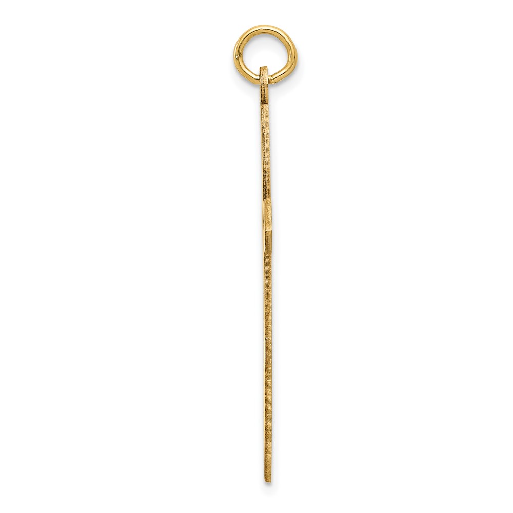 14K Laser Designed Passion Cross Pendant (XR1039)