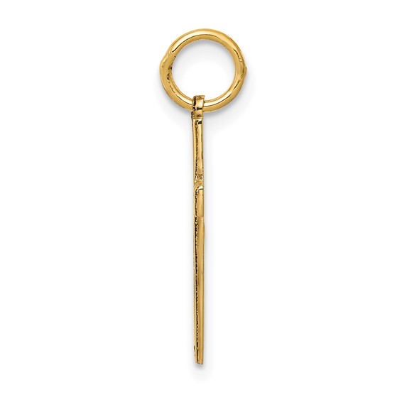 Gold Latin Cross Pendant