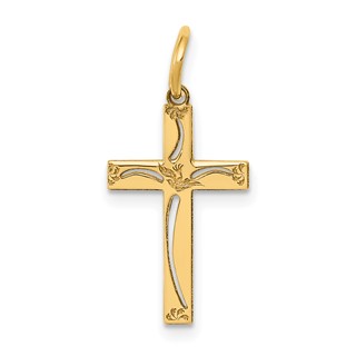 Gold Latin Cross Pendant