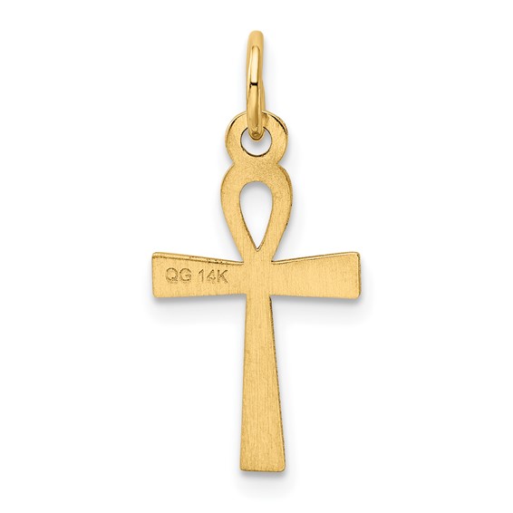 Gold Ankh Cross Pendant