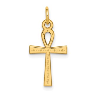Gold Ankh Cross Pendant