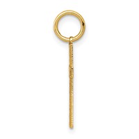 14K Yellow Gold Laser Designed Cross Charm view 2