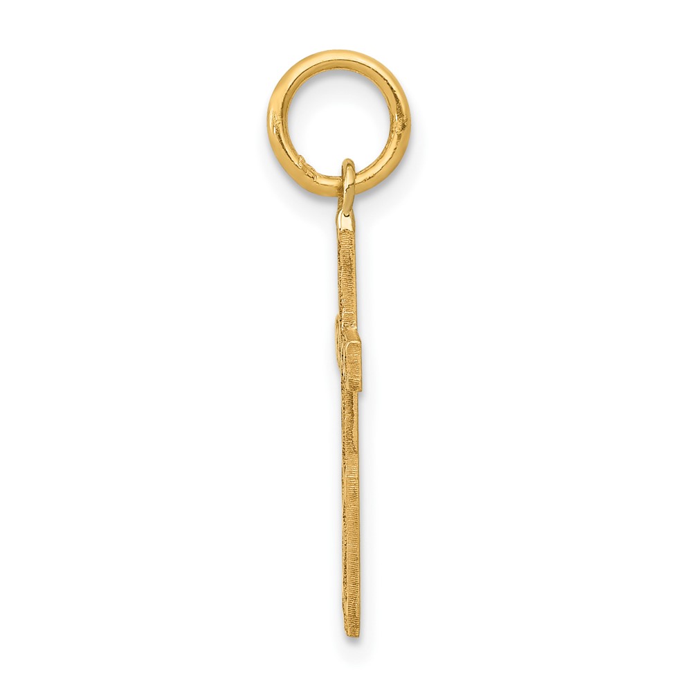 14K Laser Designed Cross Charm (XR1200)