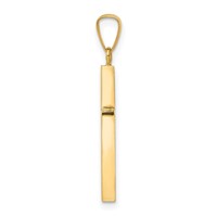 14K Yellow Gold Cross Pendant view 2
