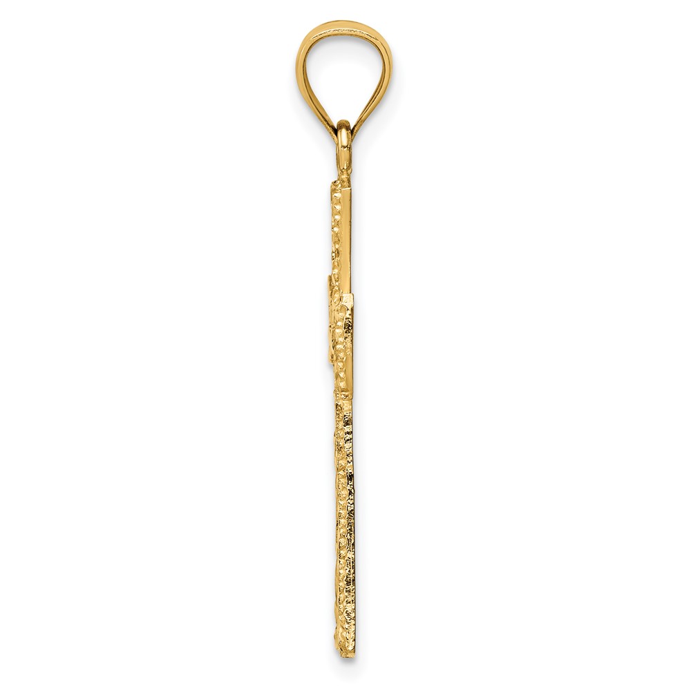 14K D/C Cross Pendant (XR1704)