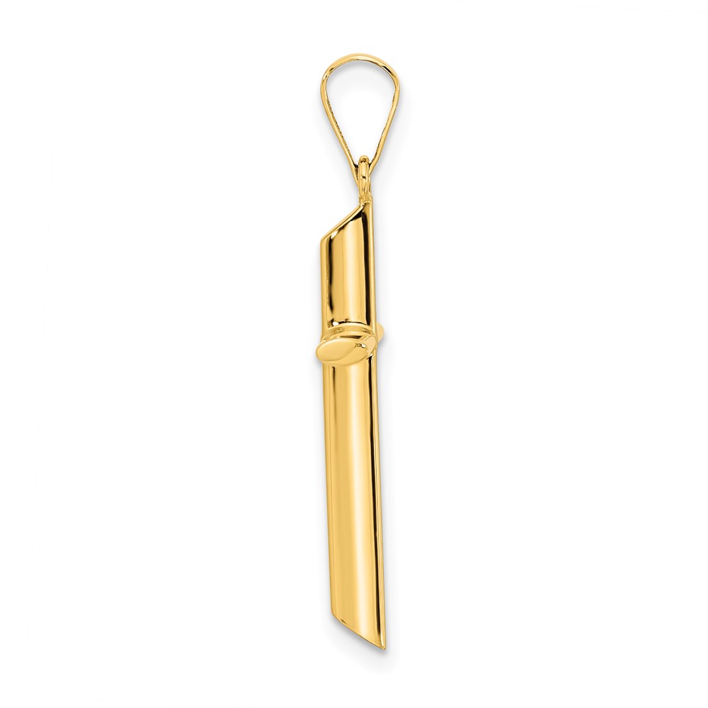 14K Polished Cross Pendant (XR1926)