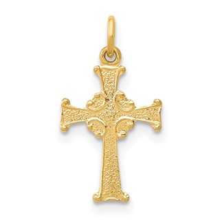 14k Celtic Cross Charm