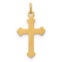 14K Yellow Gold Cross Charm view 4