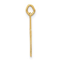 14K Yellow Gold Cross Charm view 2