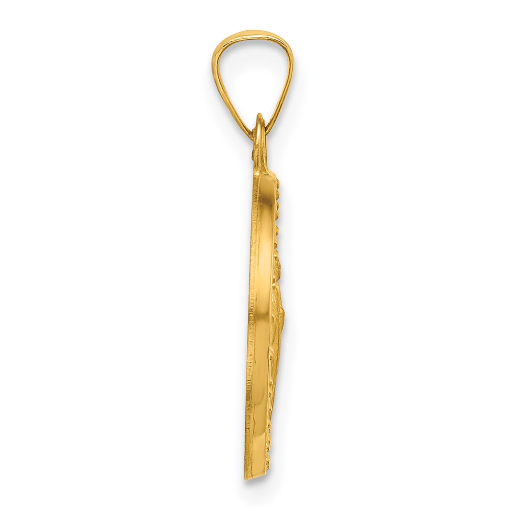 14K Hollow St. Jude Thaddeus Medal (XR2146)