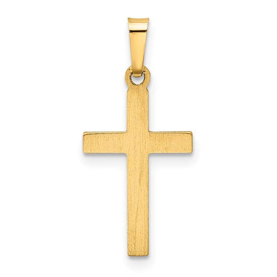 Gold Latin Cross Pendant