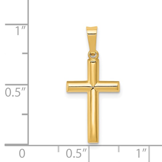 Gold Latin Cross Pendant