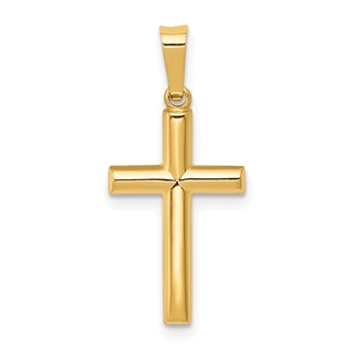 Gold Latin Cross Pendant