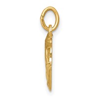 14K Yellow Gold Praying Hands Charm view 2