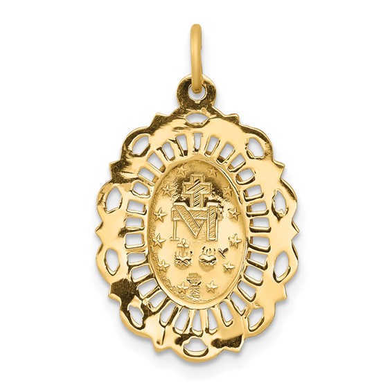 Gold Miraculous Medal Pendants